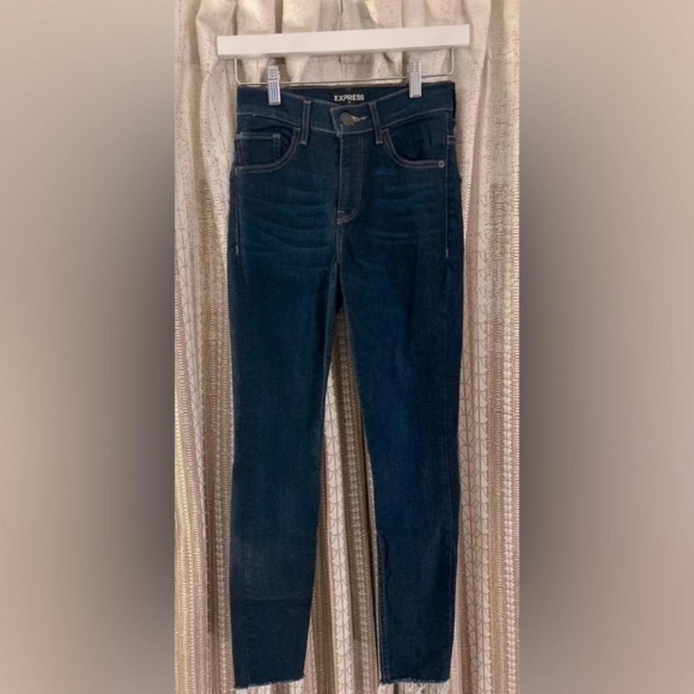 Express high waisted leggings, size 0